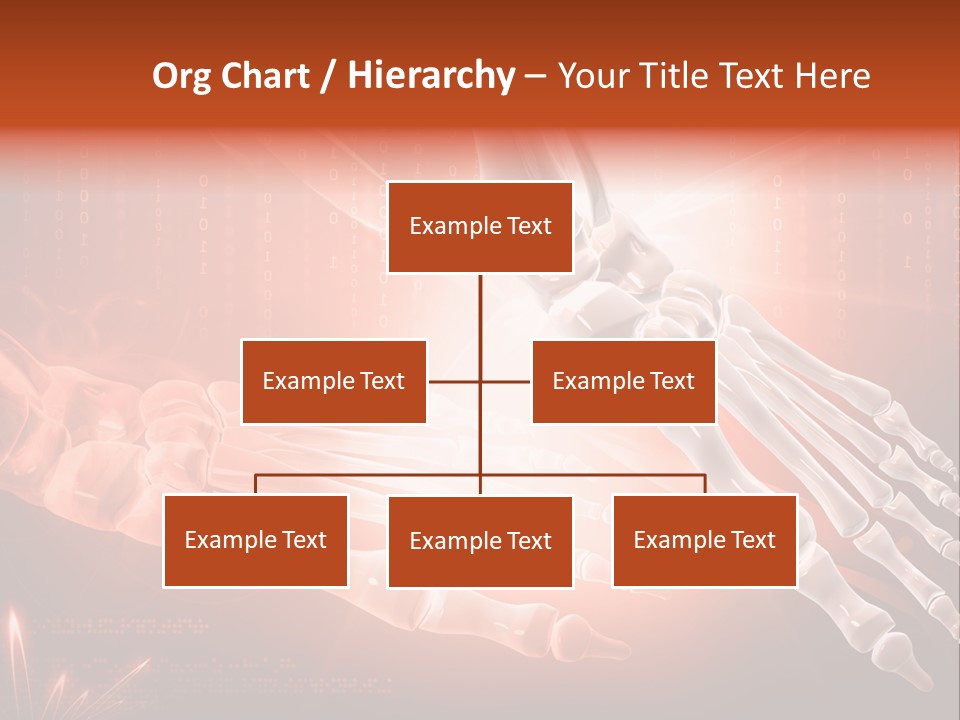 Structure Human Hand PowerPoint Template