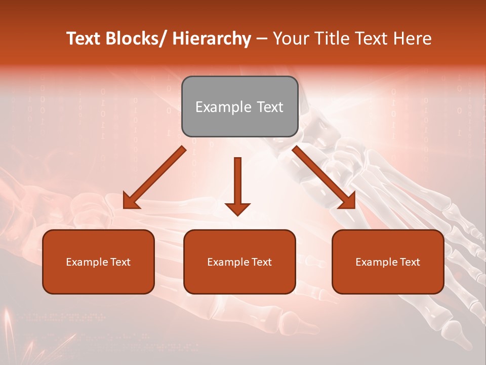 Structure Human Hand PowerPoint Template