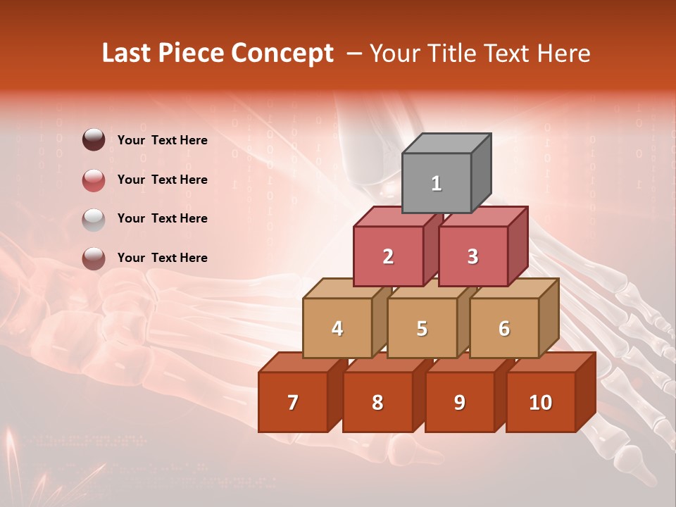 Structure Human Hand PowerPoint Template