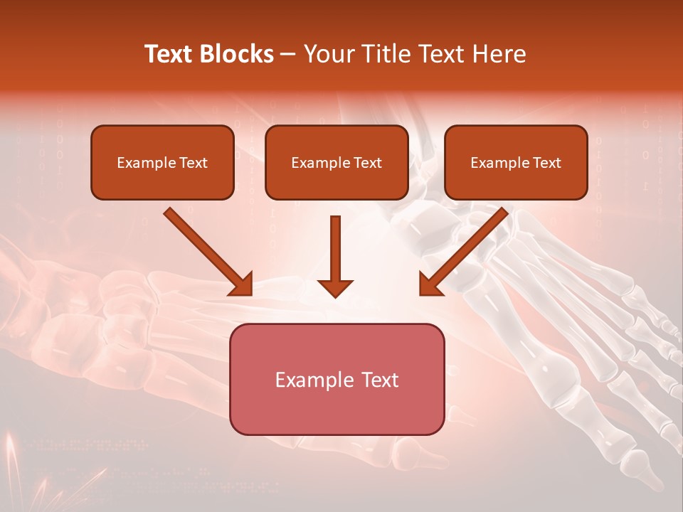 Structure Human Hand PowerPoint Template