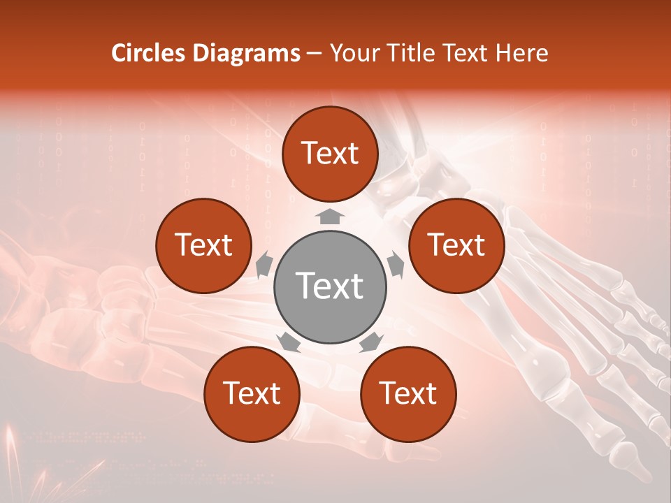 Structure Human Hand PowerPoint Template