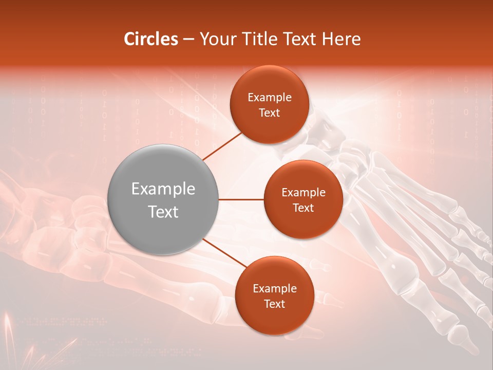 Structure Human Hand PowerPoint Template