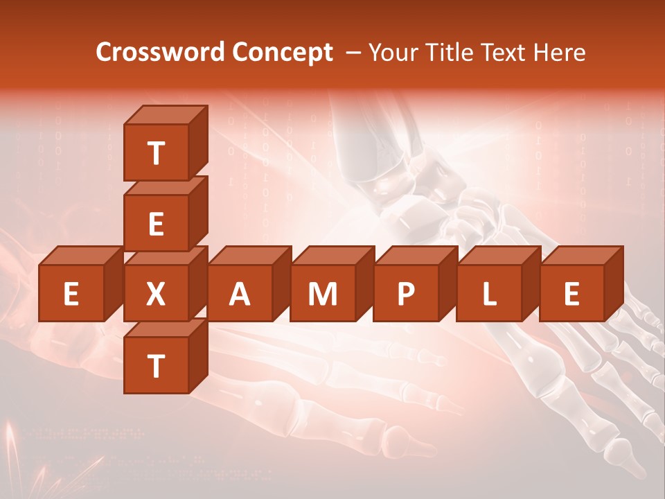 Structure Human Hand PowerPoint Template