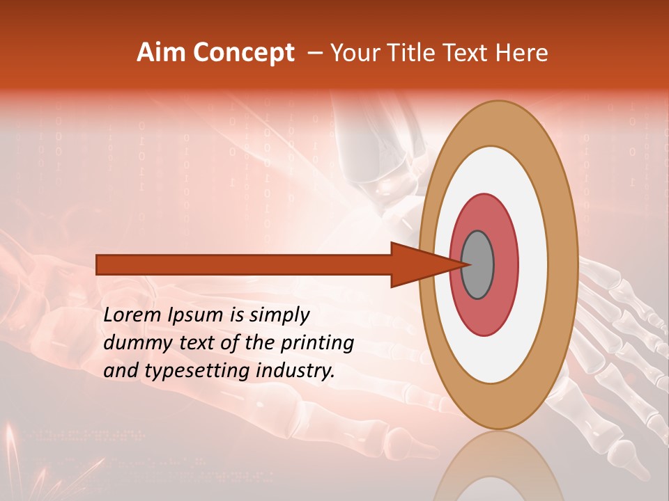 Structure Human Hand PowerPoint Template