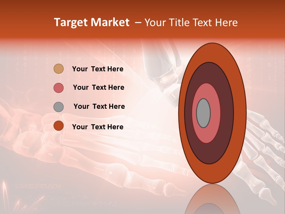 Structure Human Hand PowerPoint Template