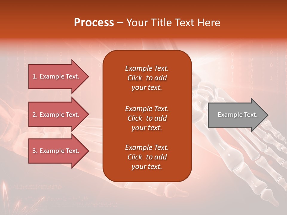 Structure Human Hand PowerPoint Template