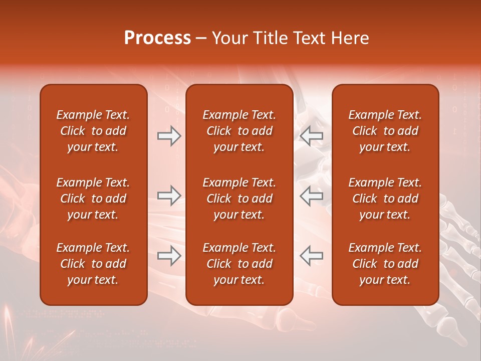Structure Human Hand PowerPoint Template