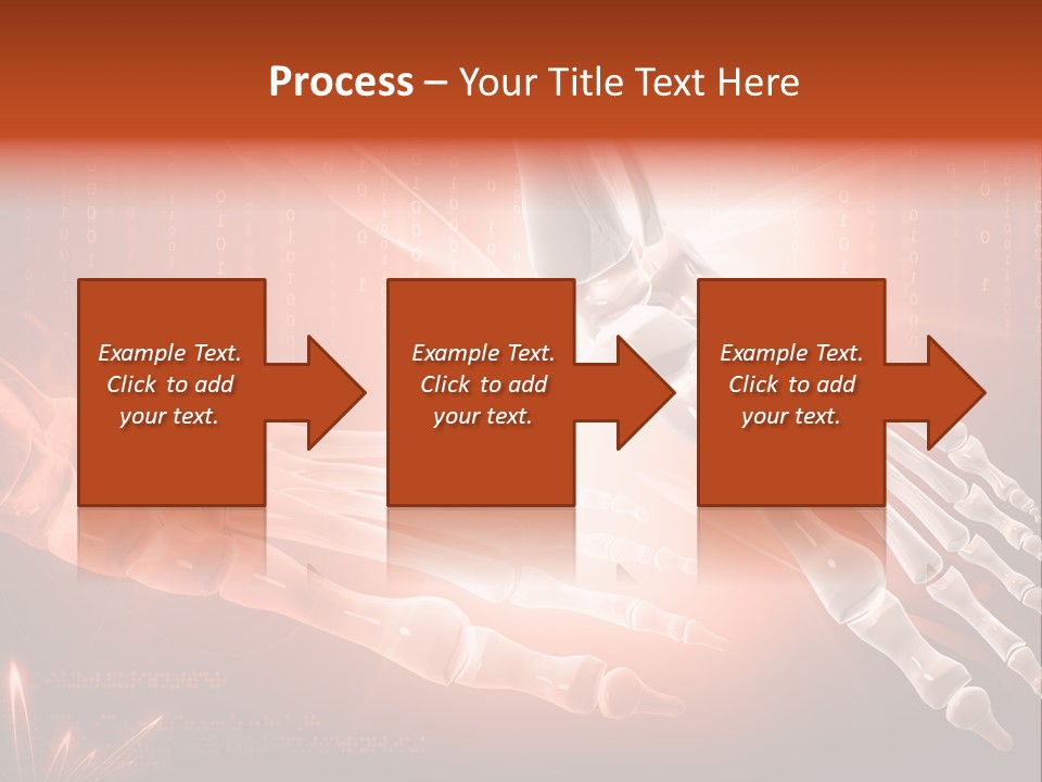 Structure Human Hand PowerPoint Template