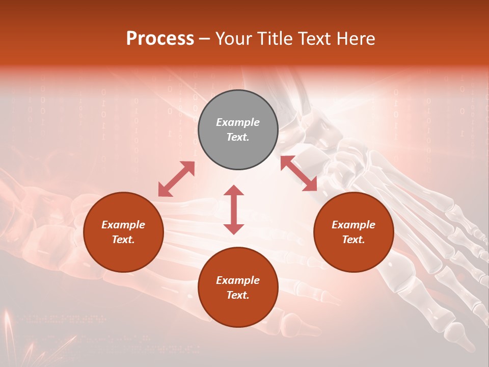 Structure Human Hand PowerPoint Template
