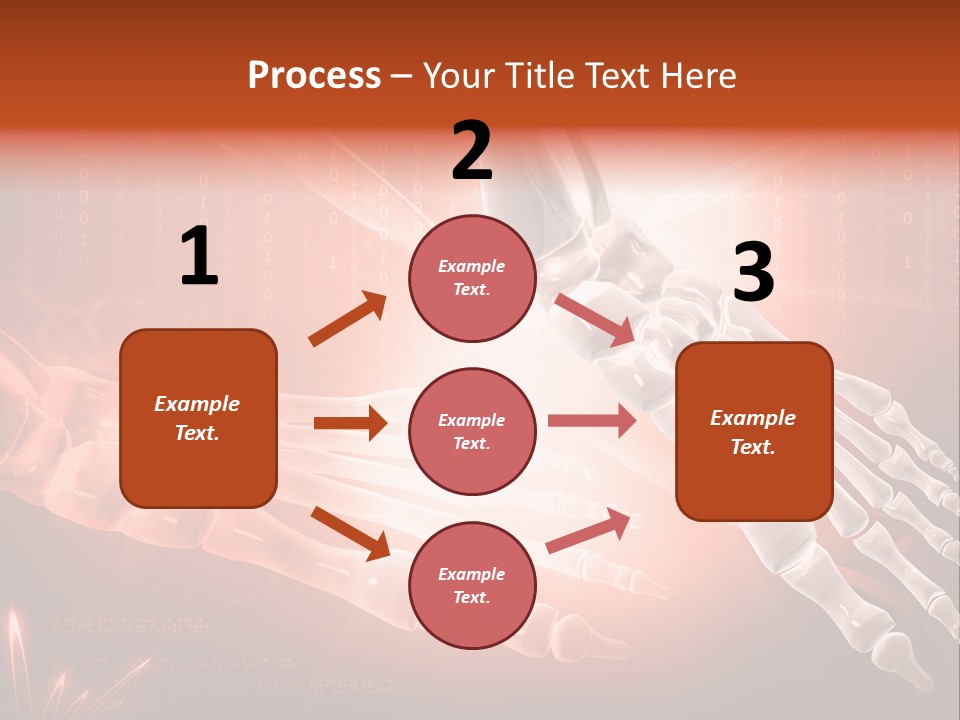 Structure Human Hand PowerPoint Template