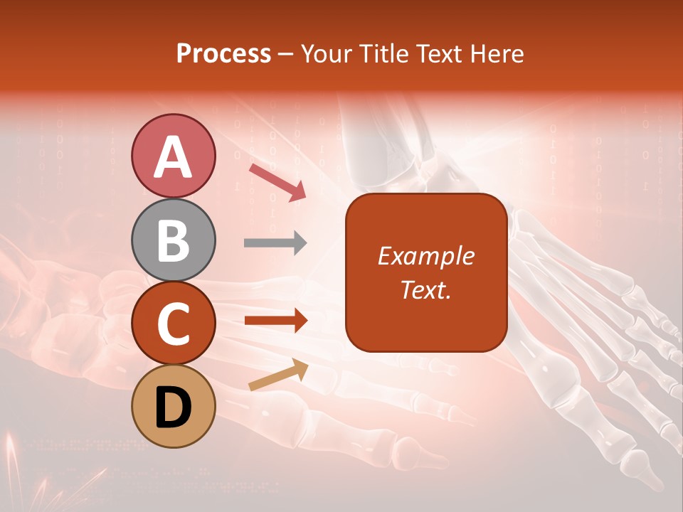Structure Human Hand PowerPoint Template