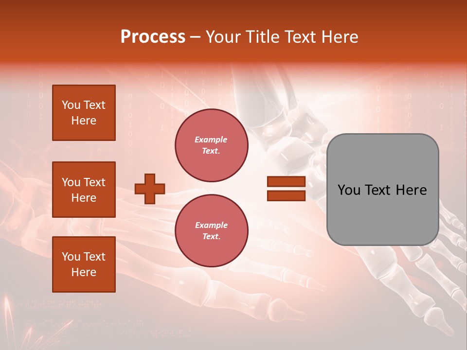 Structure Human Hand PowerPoint Template