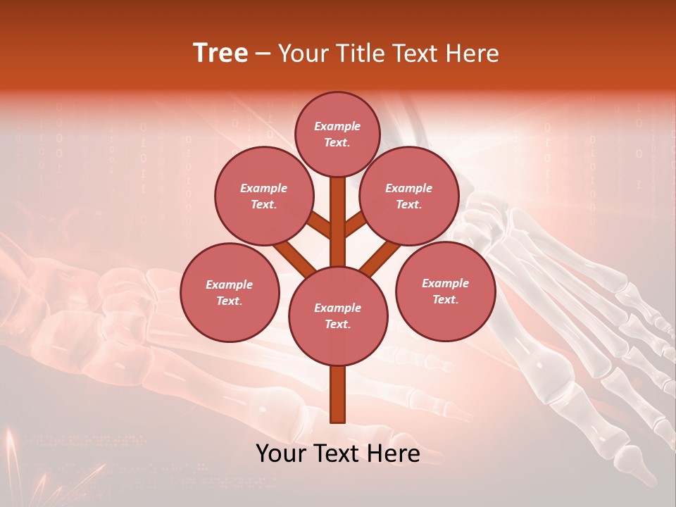 Structure Human Hand PowerPoint Template