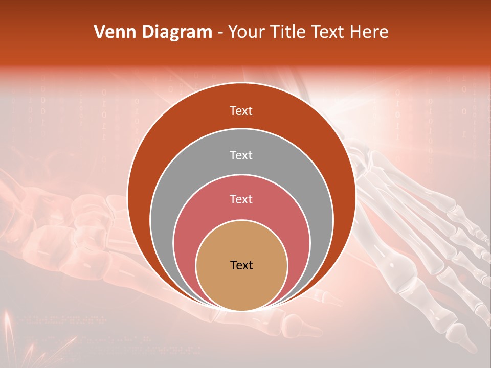 Structure Human Hand PowerPoint Template