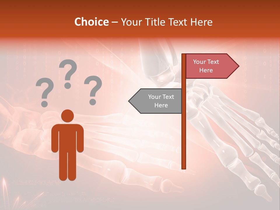 Structure Human Hand PowerPoint Template