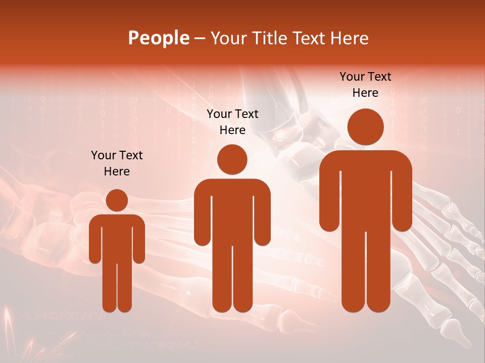 Structure Human Hand PowerPoint Template