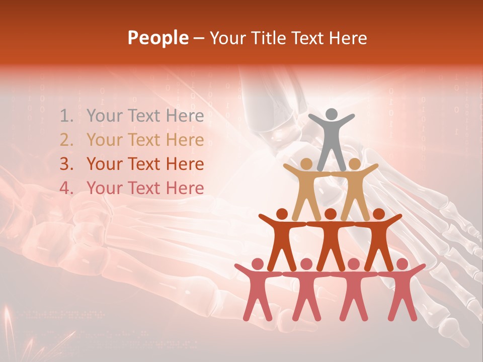 Structure Human Hand PowerPoint Template