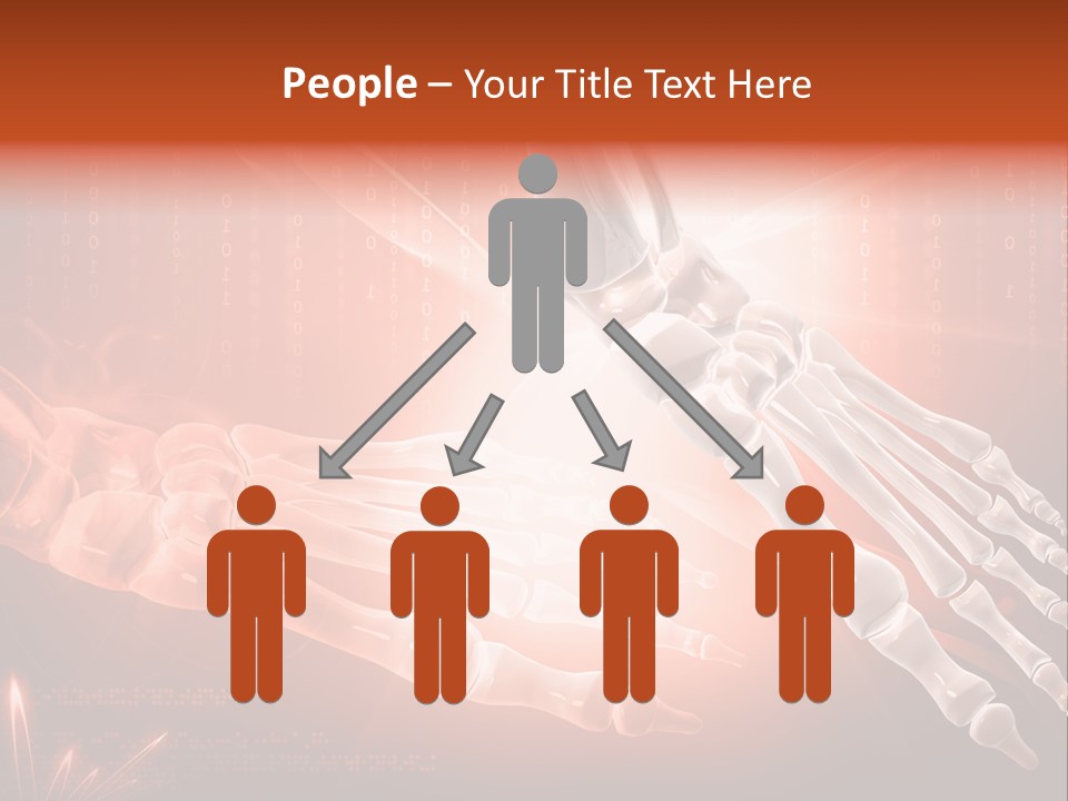 Structure Human Hand PowerPoint Template