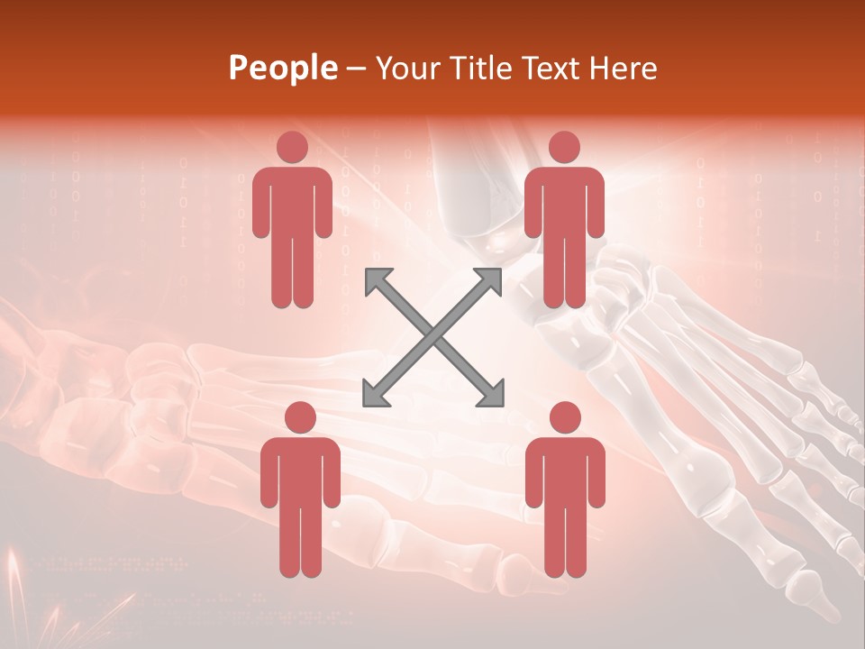 Structure Human Hand PowerPoint Template