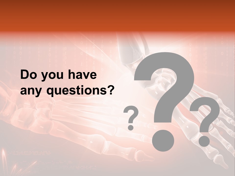 Structure Human Hand PowerPoint Template