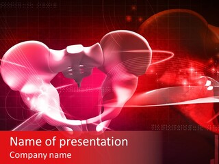 Hospital Column Organ PowerPoint Template