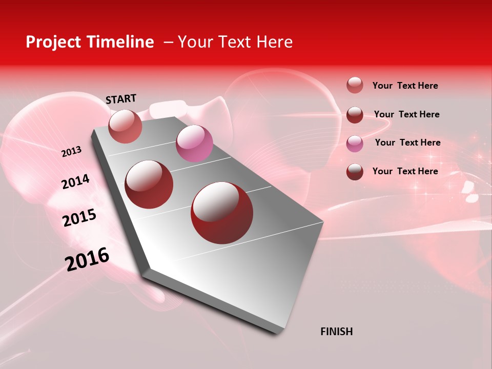 Hospital Column Organ PowerPoint Template