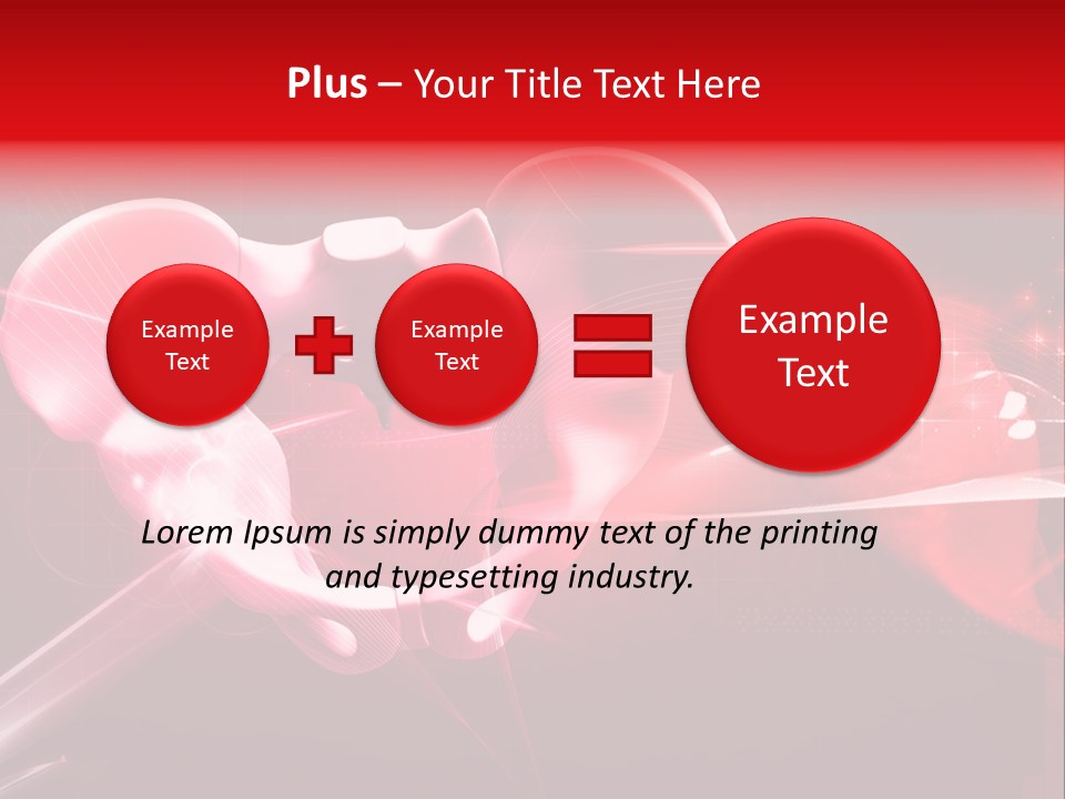 Hospital Column Organ PowerPoint Template