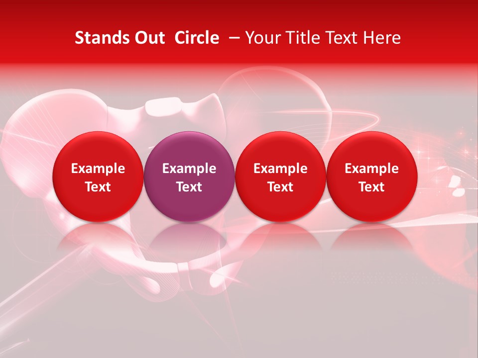 Hospital Column Organ PowerPoint Template
