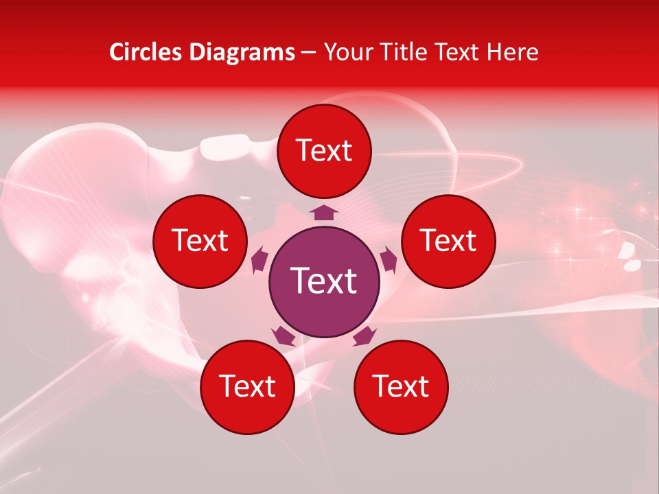 Hospital Column Organ PowerPoint Template