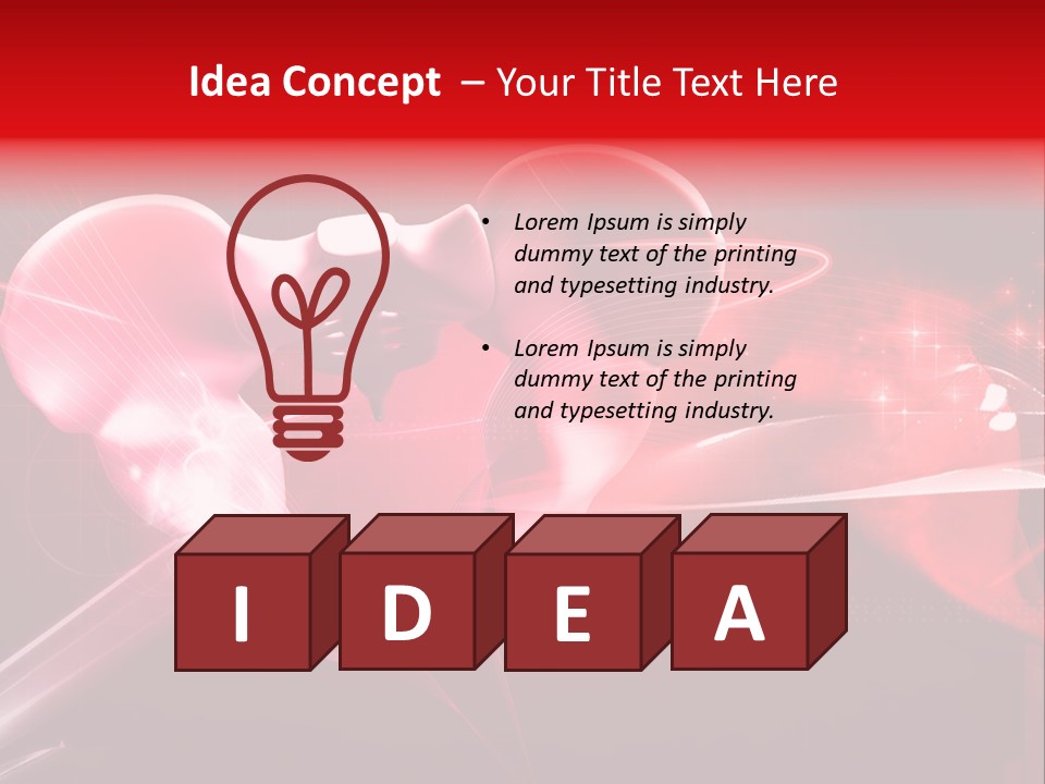 Hospital Column Organ PowerPoint Template