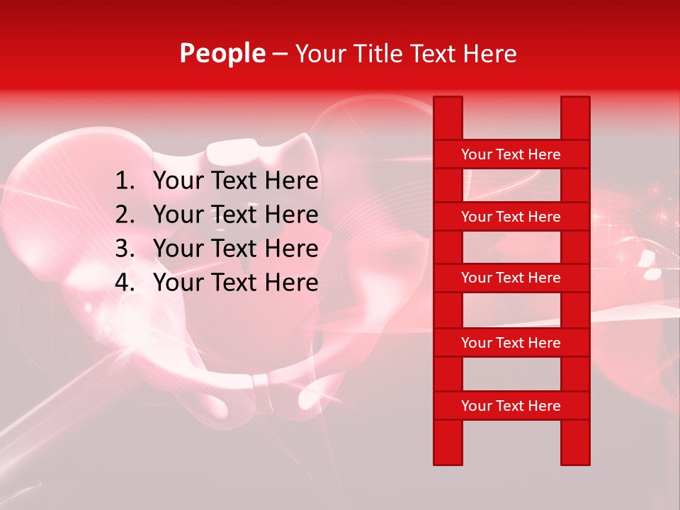 Hospital Column Organ PowerPoint Template