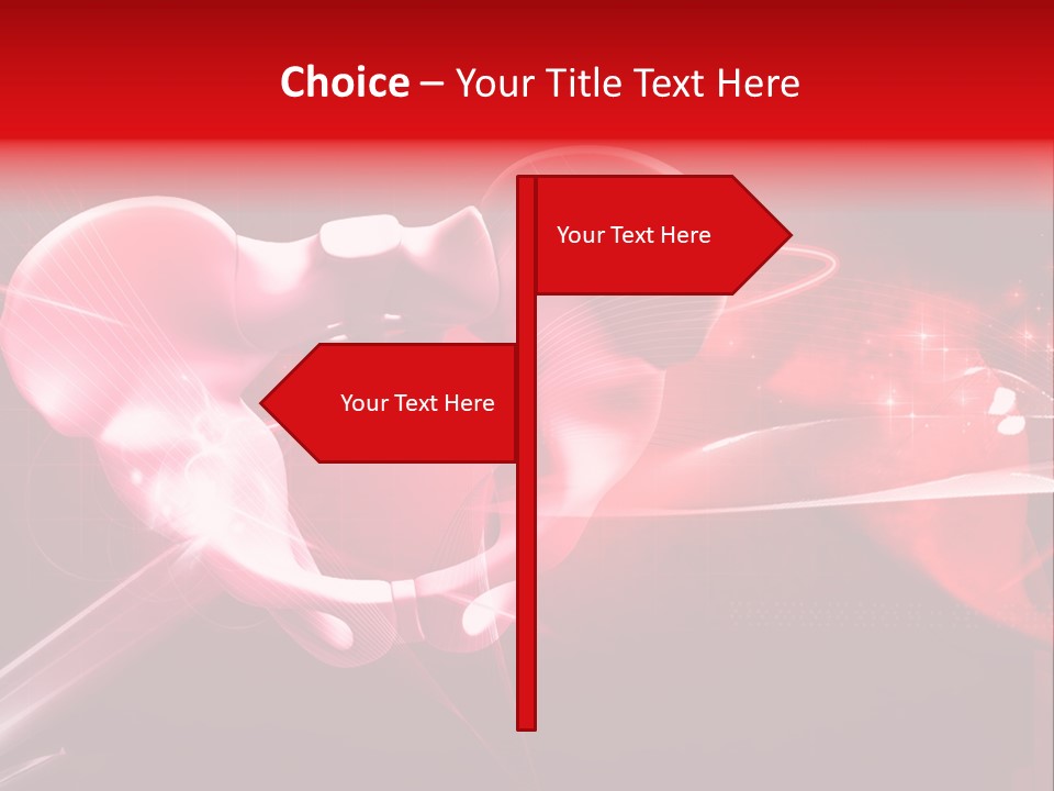 Hospital Column Organ PowerPoint Template