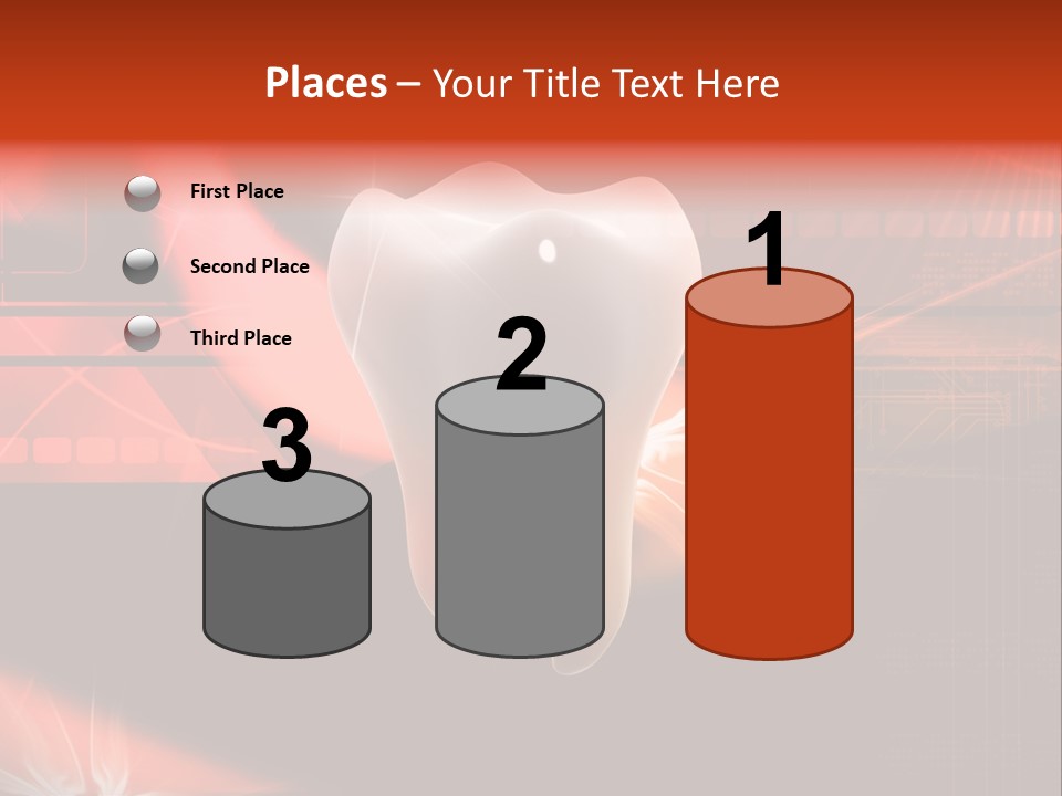 Illustration Teeth Mouth PowerPoint Template