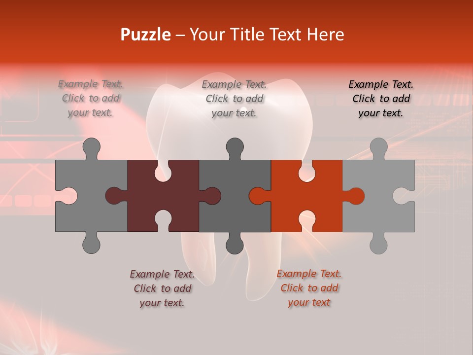 Illustration Teeth Mouth PowerPoint Template