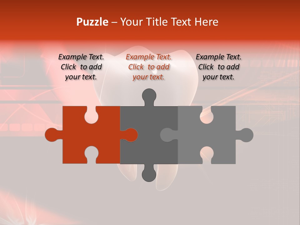 Illustration Teeth Mouth PowerPoint Template