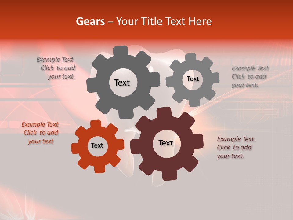 Illustration Teeth Mouth PowerPoint Template