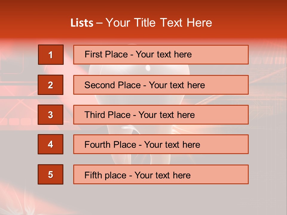 Illustration Teeth Mouth PowerPoint Template