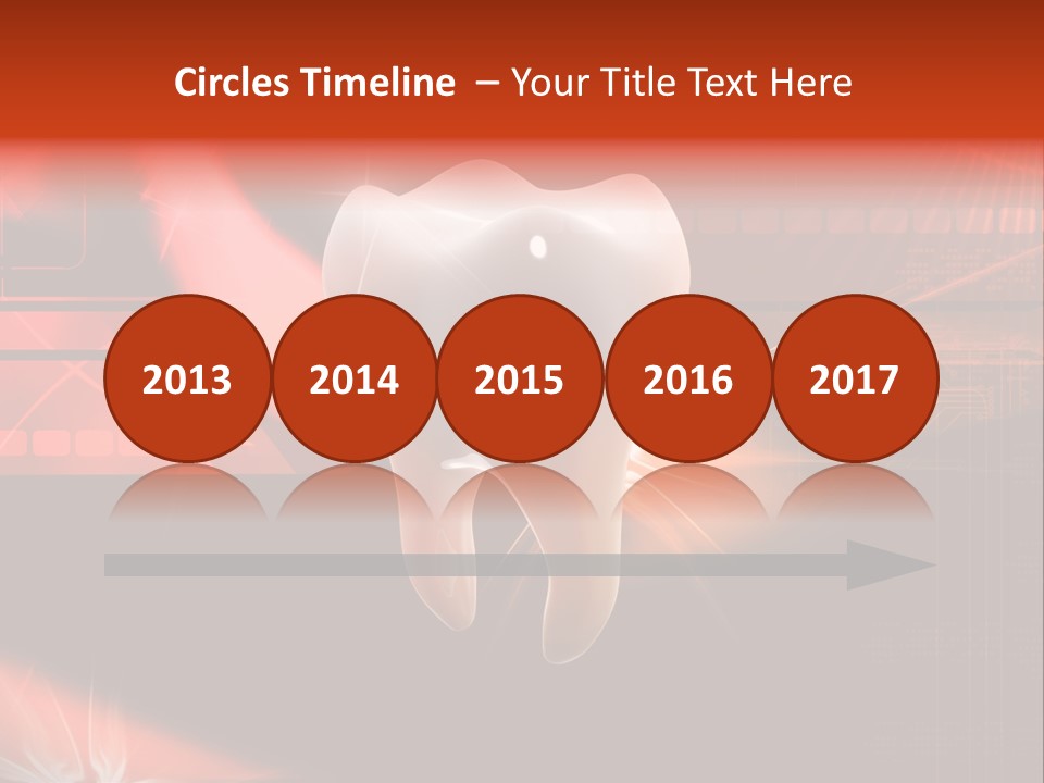 Illustration Teeth Mouth PowerPoint Template