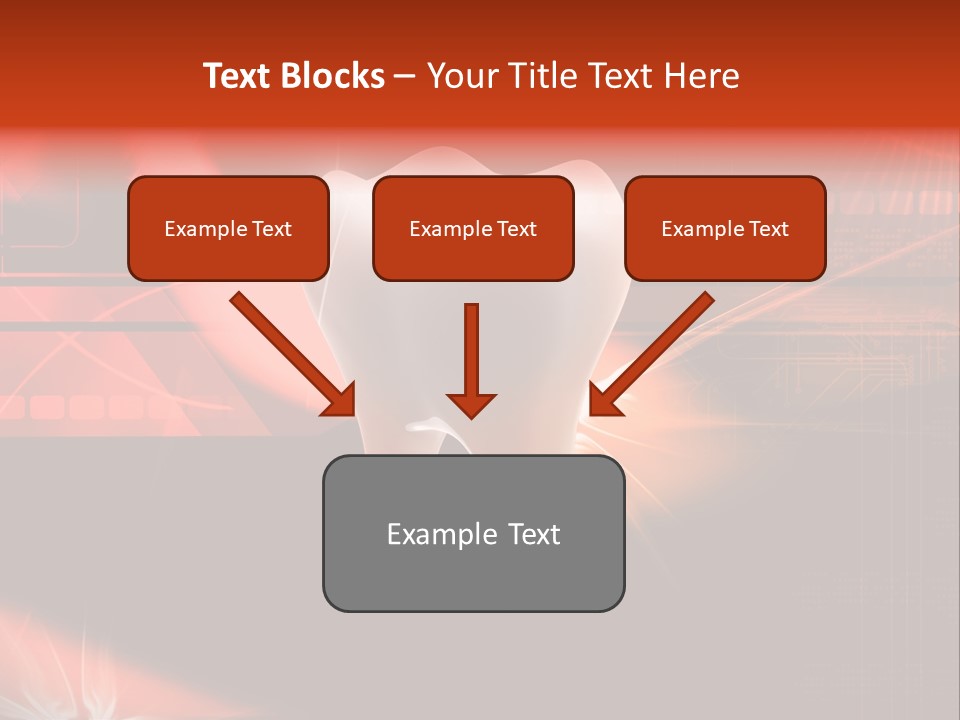 Illustration Teeth Mouth PowerPoint Template