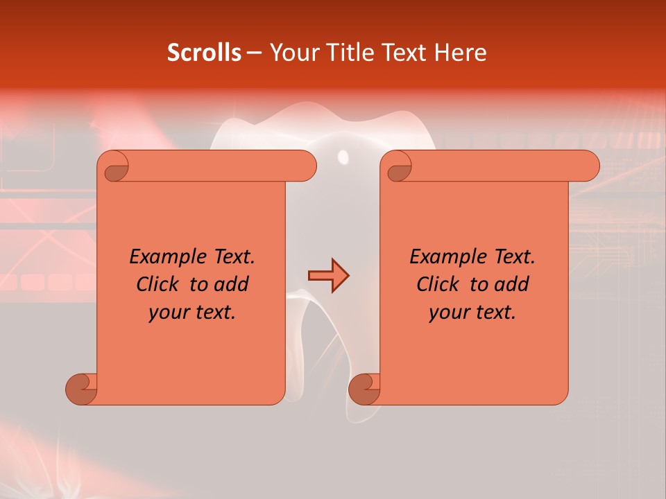 Illustration Teeth Mouth PowerPoint Template