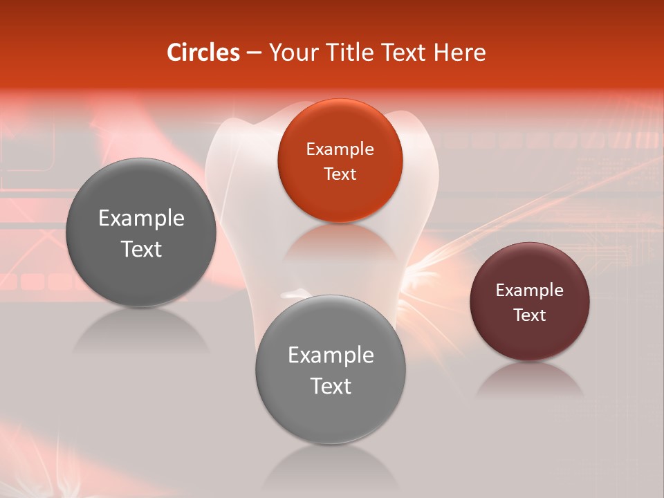 Illustration Teeth Mouth PowerPoint Template