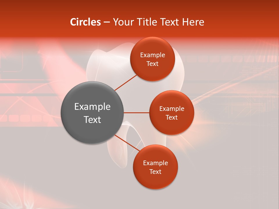 Illustration Teeth Mouth PowerPoint Template