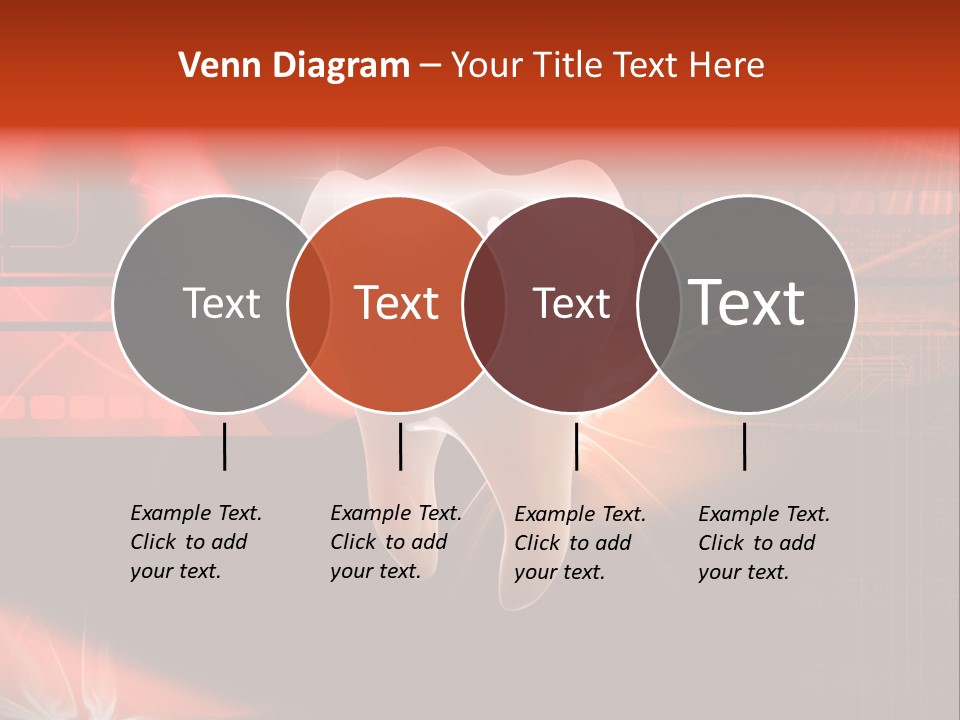Illustration Teeth Mouth PowerPoint Template