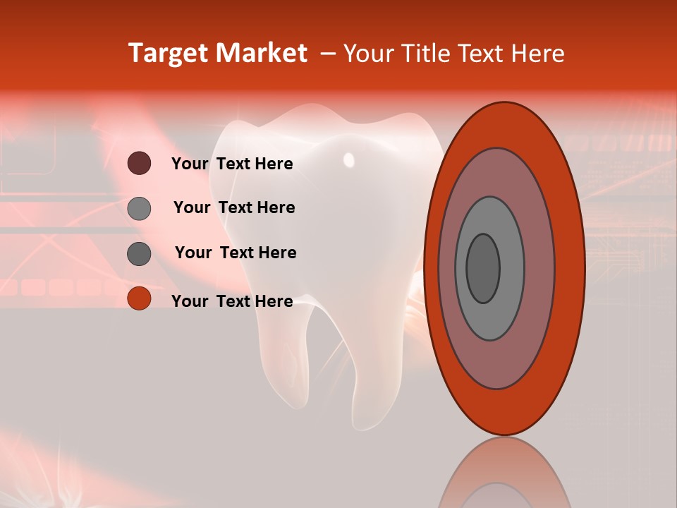 Illustration Teeth Mouth PowerPoint Template