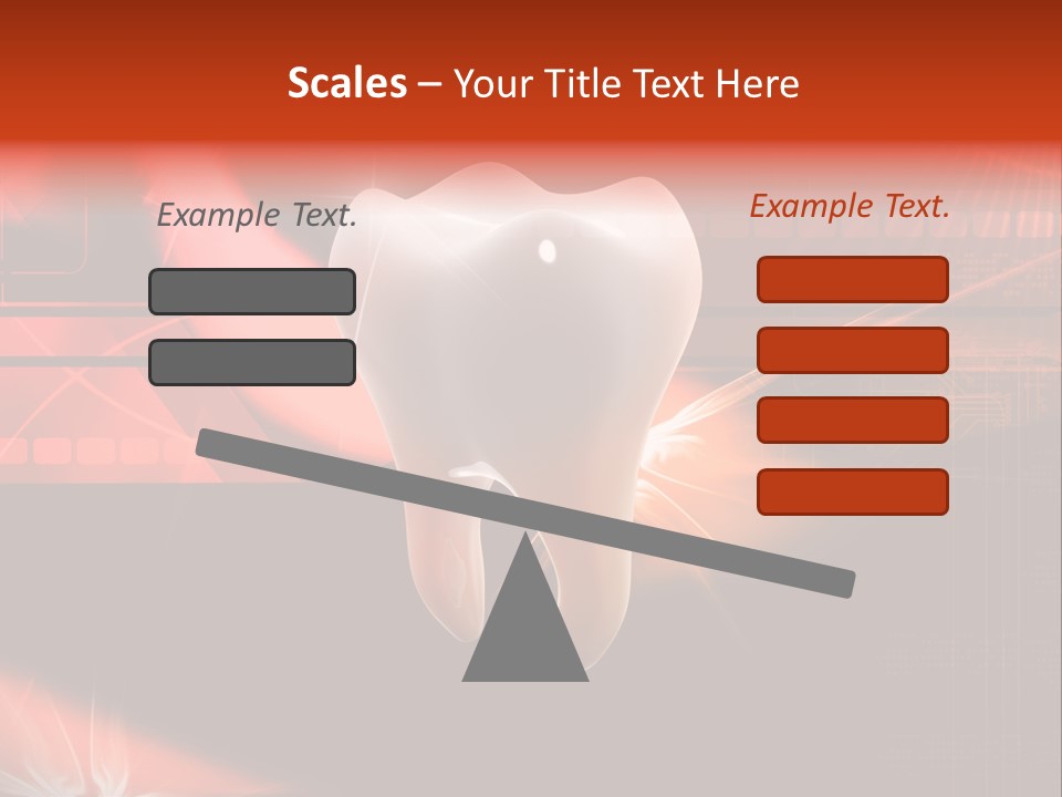 Illustration Teeth Mouth PowerPoint Template