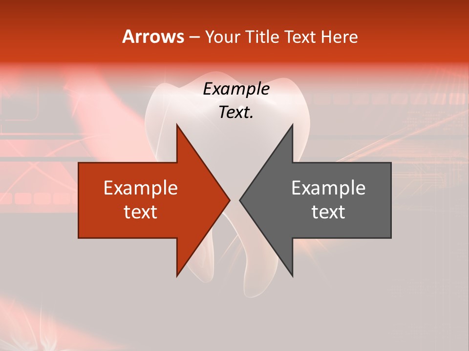 Illustration Teeth Mouth PowerPoint Template