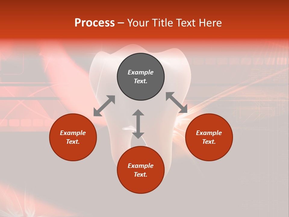 Illustration Teeth Mouth PowerPoint Template