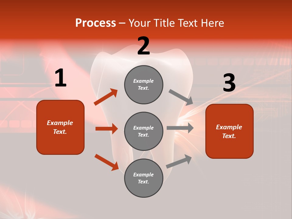 Illustration Teeth Mouth PowerPoint Template
