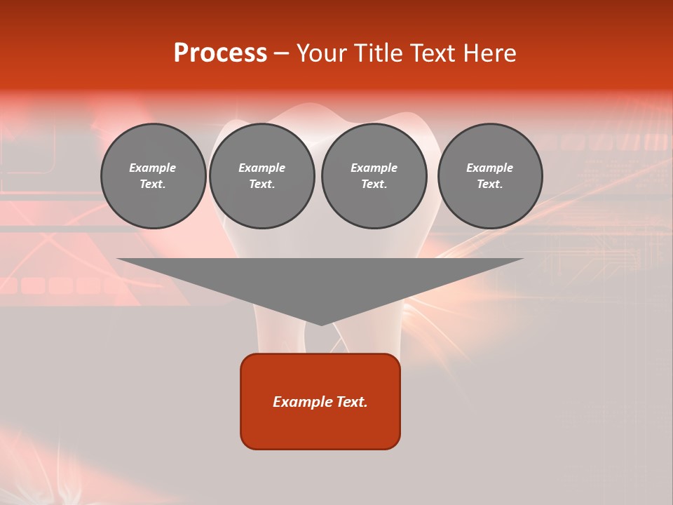 Illustration Teeth Mouth PowerPoint Template