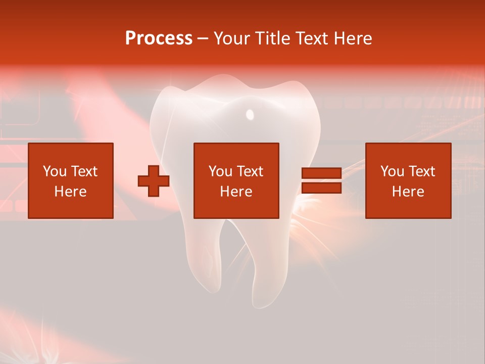 Illustration Teeth Mouth PowerPoint Template
